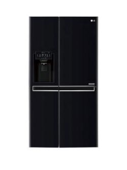 Lg Gsl761Wbxv Usa Style Fridge Freezer With Non-Plumbed Water &Amp; Ice Dispenser - Black